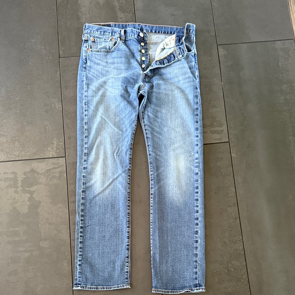 Levi's Men's Straight Jeans - Medium Blue